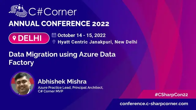 'Video thumbnail for Data Migration using Azure Data Factory by Abhishek Mishra'