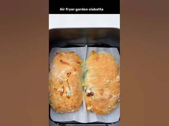 'Video thumbnail for How to make Ciabatta bread in the air fryer'