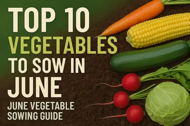 'Video thumbnail for Top 10 Vegetables to Sow in June | June Vegetable Sowing Guide'