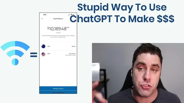 'Video thumbnail for The AI Hustle - No... ChatGPT Will NOT Make You $300 A Day'