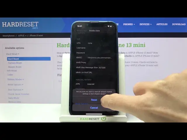 'Video thumbnail for How to Reset Network Settings on iPhone 13 mini – Restore Network Defaults'