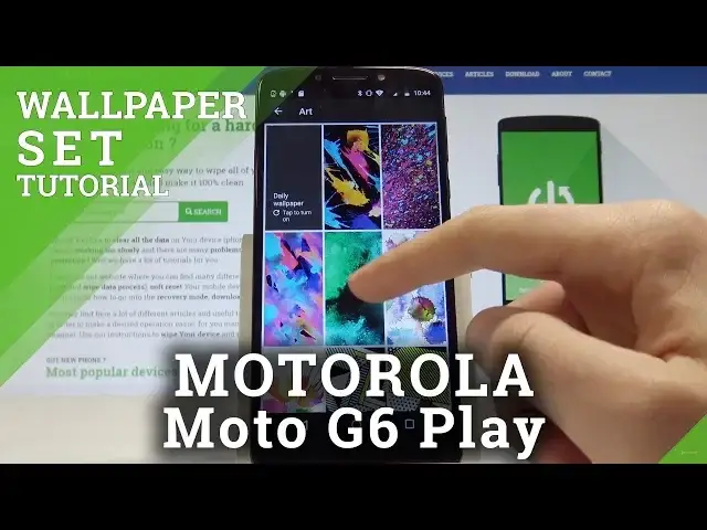 'Video thumbnail for How to Change Wallpaper on MOTOROLA Moto G6 Play - Set Up Wallpaper'
