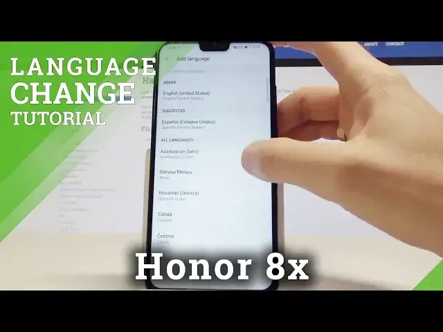 'Video thumbnail for How to Change Language on Honor 8x - Setup EMUI Language'