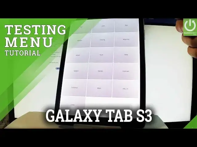 'Video thumbnail for Test Mode on SAMSUNG Galaxy Tab S3 - Hardware Test Menu'