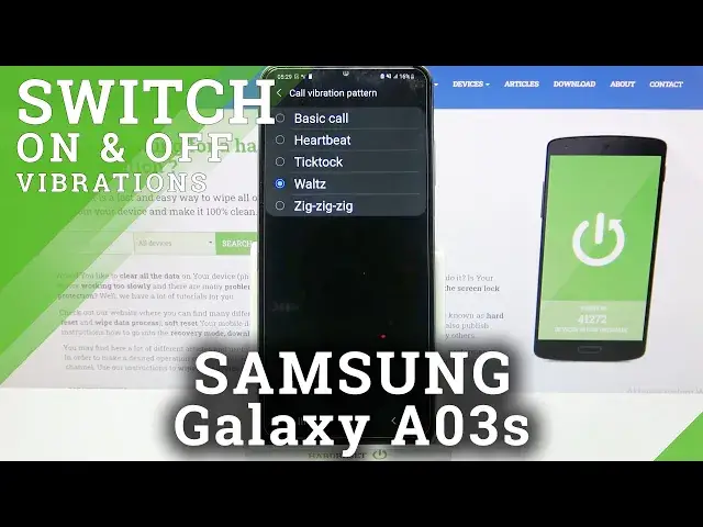 'Video thumbnail for How to Change Vibration Pattern in SAMSUNG Galaxy A03S – Open Vibration Settings'
