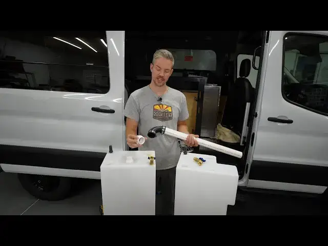 'Video thumbnail for Camper Van Water Tank Fittings Install'