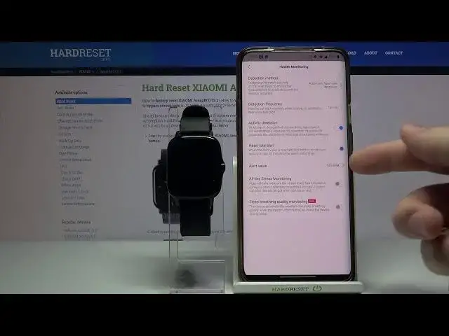 'Video thumbnail for HEALTH Monitoring on XIAOMI Amazfit GTS 2 – Verify Heart Rate'