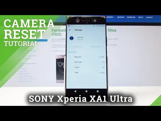 'Video thumbnail for How to Reset Camera in SONY Xperia XA1 - Restore Camera Settings'