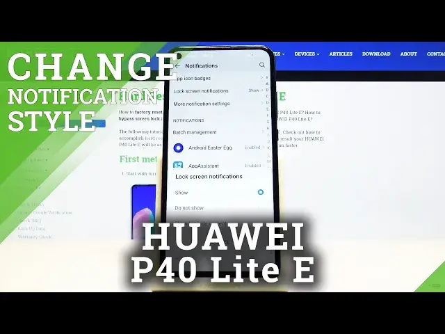 'Video thumbnail for How to Personalize Notifications on Huawei P40 Lite E - Customize Lock Screen Alerts'