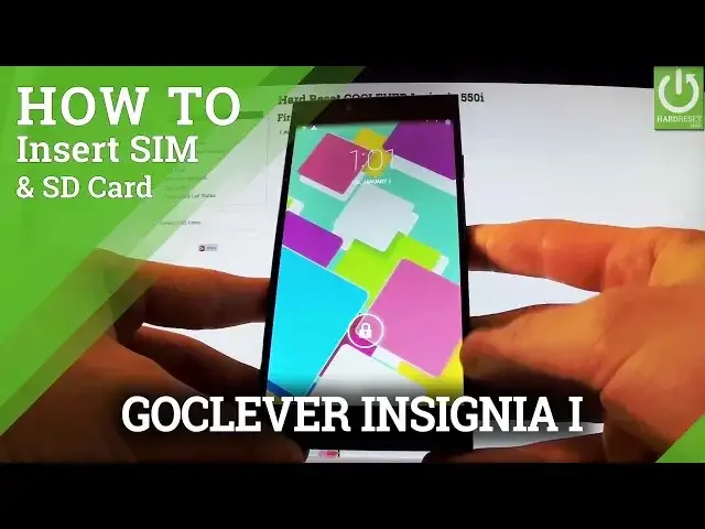 'Video thumbnail for GOCLEVER Insignia 550i INSERT SIM & SD / Set Up SIM and SD Card'
