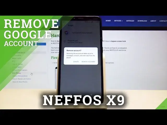 'Video thumbnail for How to Remove Google Account in Neffos X9 - Add Google User'