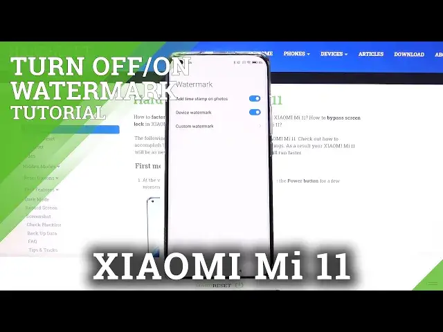 'Video thumbnail for How to Turn Off Camera Watermark in XIAOMI Mi 11 – Manage Watermark Feature'