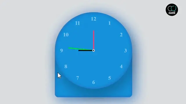 'Video thumbnail for Analog UI Design And working Clock with JavaScript'