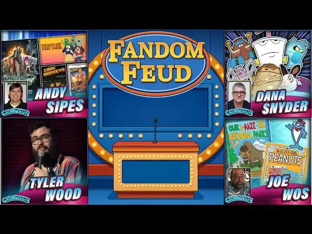 'Video thumbnail for Fandom Feud Live! ft. Dana Snyder, Andy Sipes, Joe Wos & Tyler Wood | GalaxyCon OKC 2025'