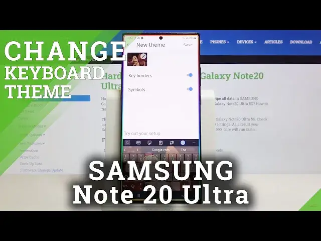 'Video thumbnail for How to Customize Keyboard Theme with Picture in SAMSUNG Galaxy Note 20 Ultra – Keyboard Settings'