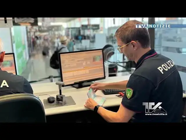 'Video thumbnail for Catania. Due passeggeri iraniani presentano passaporti falsi all’aeroporto. Bloccati e arrestati dal'