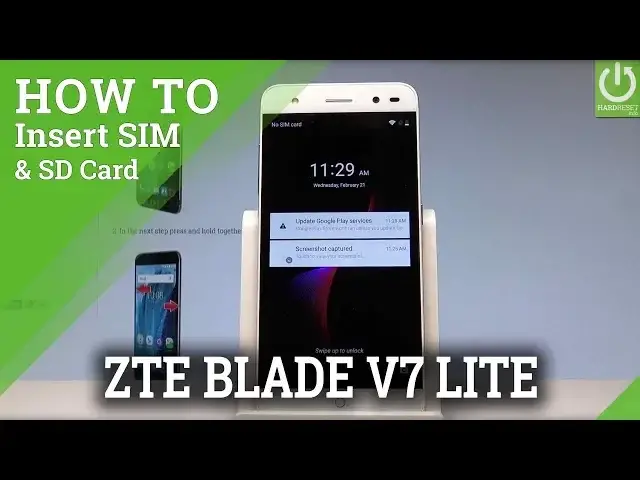 'Video thumbnail for Insert SIM and SD Card in ZTE Blade V7 Lite - Install SIM & SD'