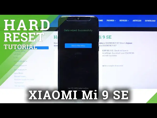 'Video thumbnail for Hard Reset XIAOMI MI 9 SE – Wipe Data / Restore Defaults'