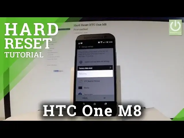 'Video thumbnail for Hard Reset HTC One M8 - Reset Code / Format / Restore HTC'