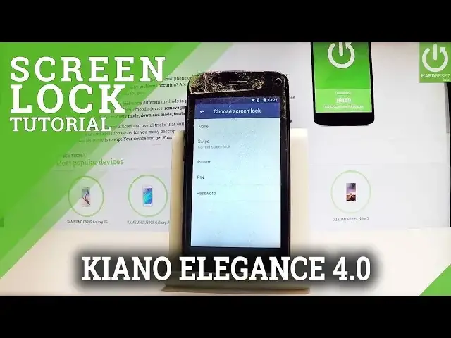 'Video thumbnail for Pattern Lock in KIANO Elegance 4.0 - Set Screen Lock Method'