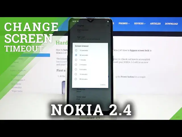'Video thumbnail for How to Screen Timeout in NOKIA 2.4 - Display Customization'