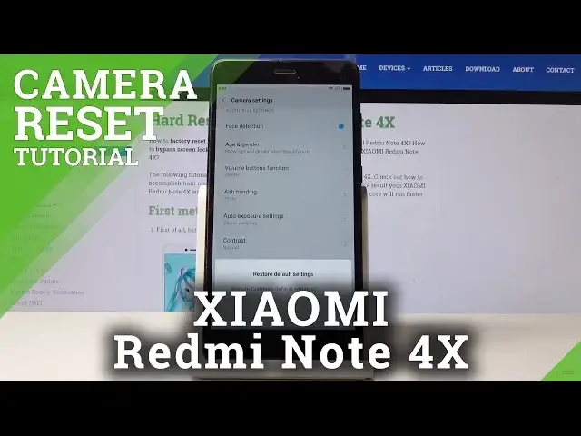 'Video thumbnail for How to Reset Camera in XIAOMI Redmi Note 4X - Restore Camera Configuration'
