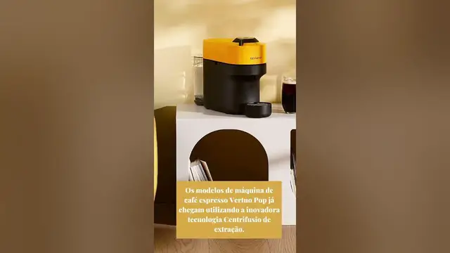 'Video thumbnail for Conheça a nova máquina Nespresso Vertuo Pop'