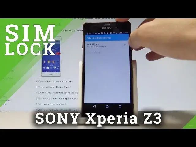 'Video thumbnail for How to Set Up SIM Lock on SONY Xperia Z3 - Activate PIN Protection / Add PIN'