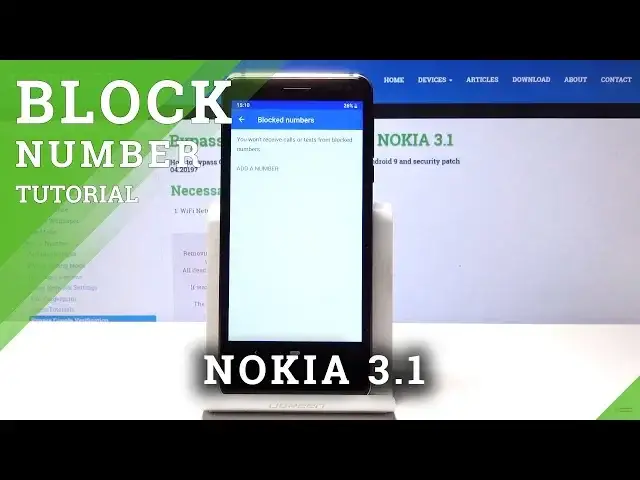 'Video thumbnail for How to Block Contact in NOKIA 3.1 - Block Calls & Texts'