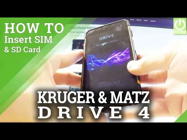 'Video thumbnail for Insert SIM & SD in KRUGER & MATZ DRIVE 4  - Set Up SIM Card'