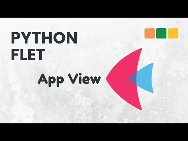 'Video thumbnail for Python Flet - How to create a App View in Flet'