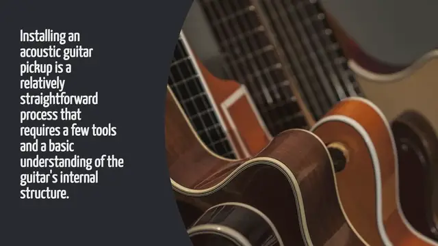 'Video thumbnail for How To Install Acoustic Guitar Pickup'