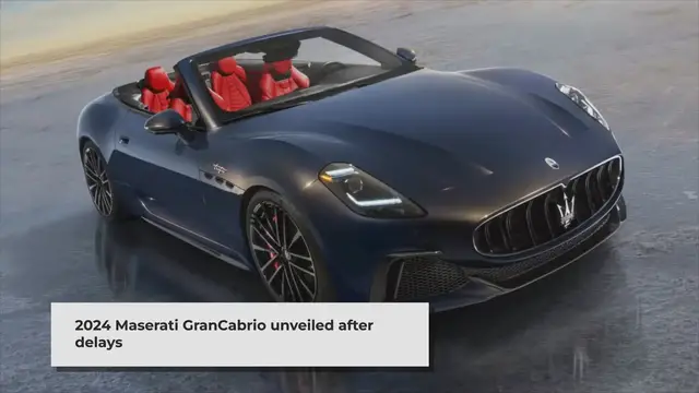 'Video thumbnail for 2024 Maserati GranCabrio unveiled after 14 years with twin-turbo V6 power - BLOG4CARS'