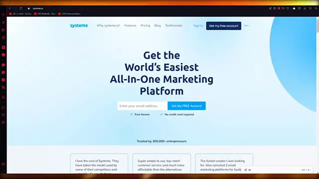 'Video thumbnail for Systeme.io Tutorial For Beginners  (Full Guide)'