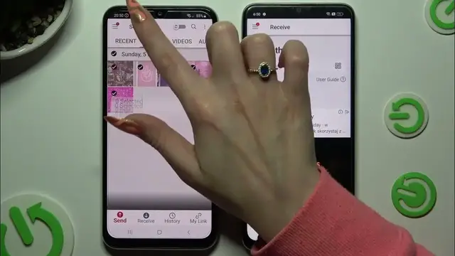 'Video thumbnail for Transfer files Samsung Galaxy M34 to an Android Device {Send anywhere}'