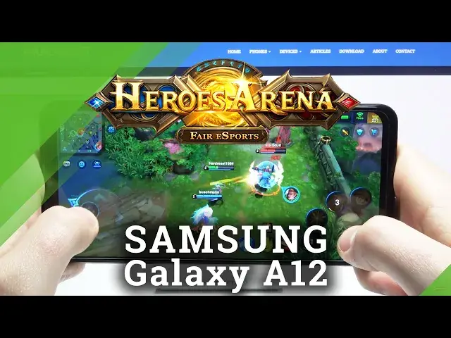 'Video thumbnail for Gaming Test of Samsung Galaxy A12 while Playing Heroes Arena 2 - Demanding Settings'