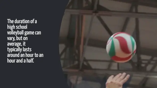 'Video thumbnail for How Long Is A High School Volleyball Game'