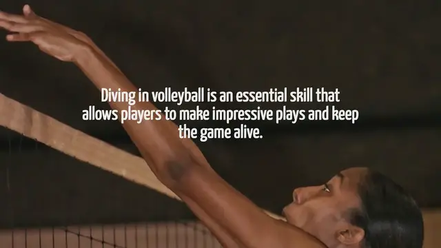 'Video thumbnail for How To Dive In Volleyball'