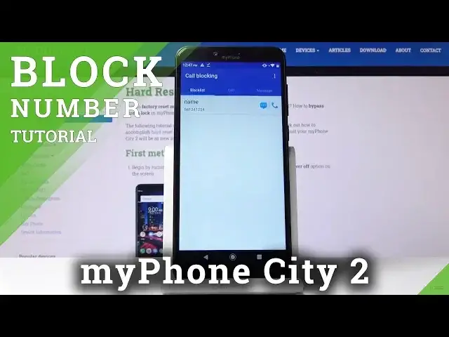 'Video thumbnail for How to Block Number in myPhone City 2 – Create Blocklist'