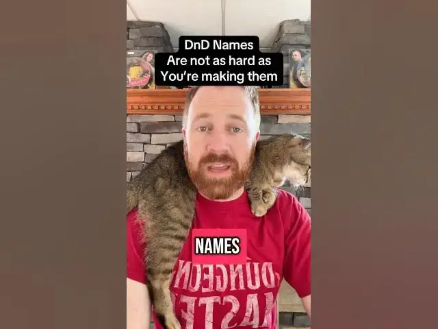 'Video thumbnail for DnD names are not as hard as you are making them'