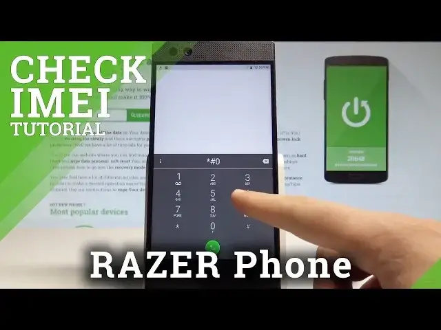 'Video thumbnail for How to Check IMEI on RAZER Phone - Serial Number Tutorial |HardReset.Info'