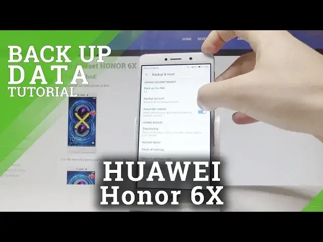 'Video thumbnail for How to Back Up Data in HONOR 6X - Enable Google Backup |HardReset.info'