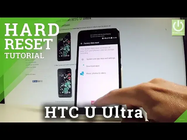 'Video thumbnail for HTC U Ultra Factory Reset / Restore Android / Wipe Data'