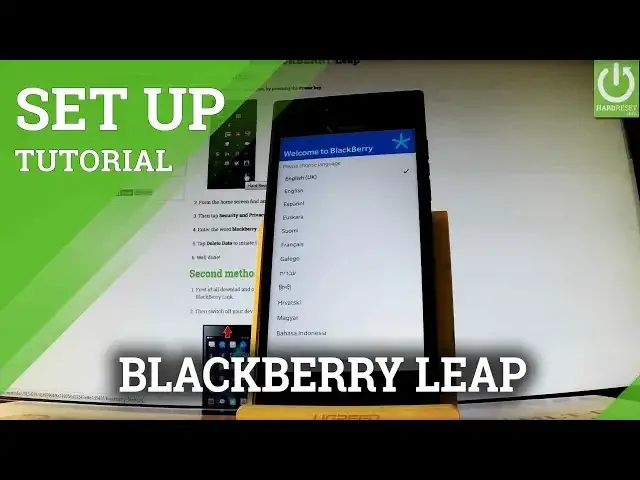 'Video thumbnail for First Set Up in BLACKBERRY Leap - Beginner's Guide / Activation'