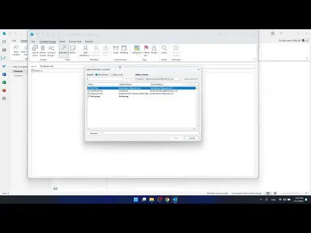 'Video thumbnail for How to Create a Distribution List in Outlook'