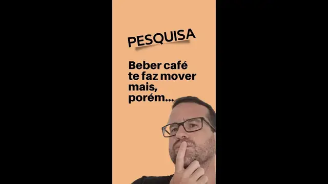 'Video thumbnail for Café e saúde: pesquisa indica que beber café te faz mover mais'