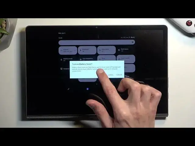 'Video thumbnail for How to Turn On / Turn Off the Battery Saver on a LENOVO Yoga Tab 11 - Power Saving Mode'