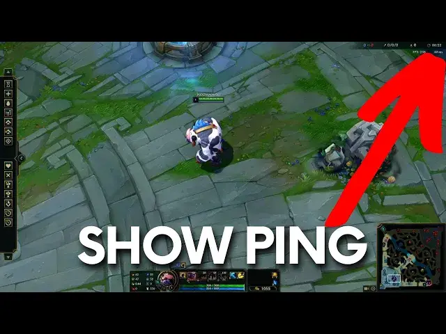 'Video thumbnail for How to Show PING in League of Legends - Display Ping in LOL #lolguide'