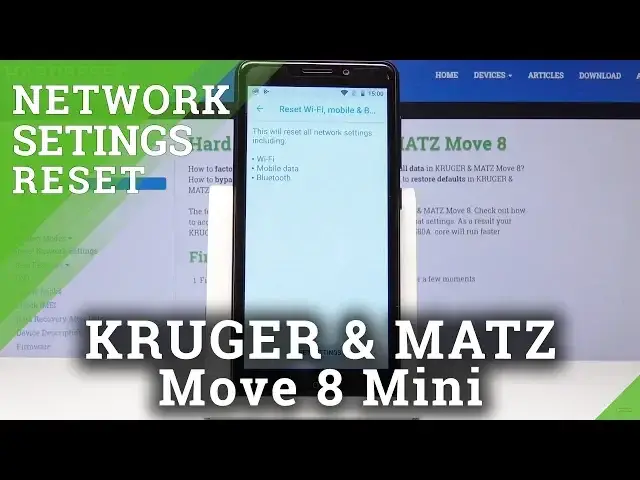'Video thumbnail for How to Reset Network Settings in Kruger & Matz Move 8 Mini - Restore Network Settings to Default'