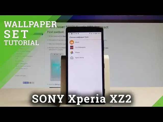 'Video thumbnail for How to Change Wallpaper in SONY Xperia XZ2 Compact - Set Up Wallpaper |HardReset.Info'
